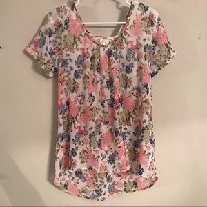 Flowered-y top